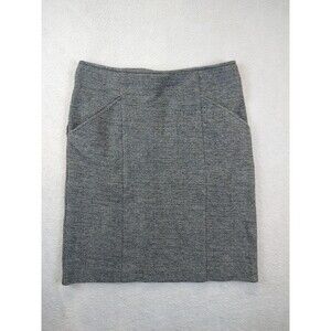Theory Skirt Women's 4 Nuria K Necessitas Wool Blend Pencil Knit